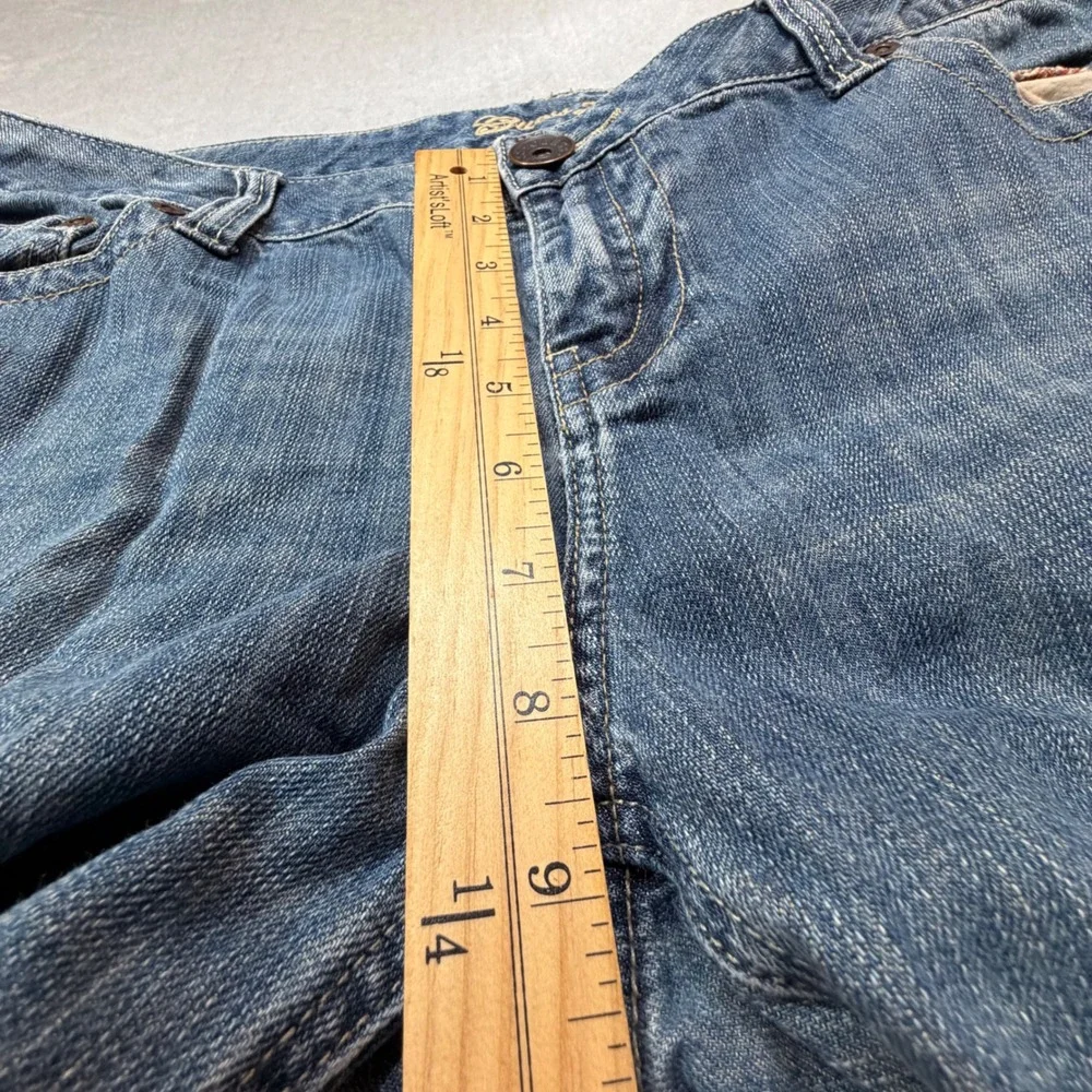 Vintage Selvedge Guess Jeans Denim Bermuda Shorts‎ 34 Blue 100% Cotton Y2K 2000s